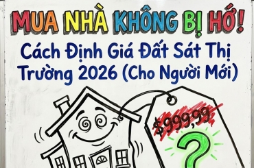 CÁCH THẨM ĐỊNH GIÁ NHÀ ĐẤT SÁT THỰC TẾ THỊ TRƯỜNG CHO NGƯỜI MỚI