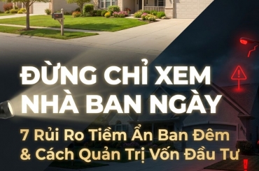 MUA NHÀ ĐỪNG CHỈ XEM BAN NGÀY: 7 ĐIỀU PHẢI KIỂM TRA VÀO BUỔI TỐI ĐỂ TRÁNH MẤT TIỀN